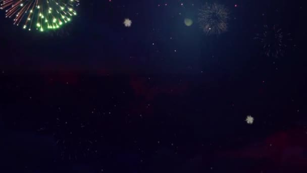 空の花火 — ストック動画