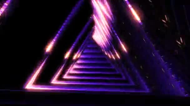 紫色的光 — 图库视频影像