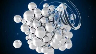 Soyut CGI hareket grafikleri 