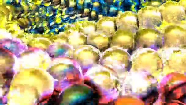 Detailní záběr mnoha různých barev — Stock video