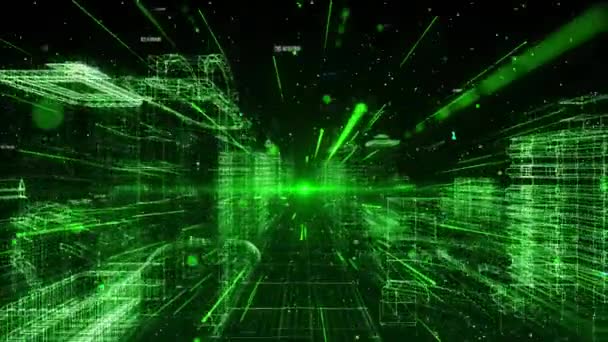 Ein Laser auf einer Bühne — Stockvideo