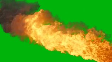 Yoğun dumanlı, güçlü bir yakıt.