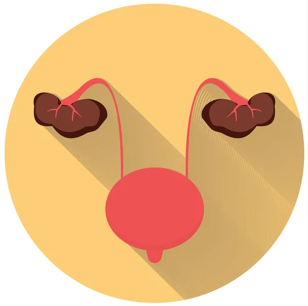 Icono de insuficiencia renal . — Vector de stock