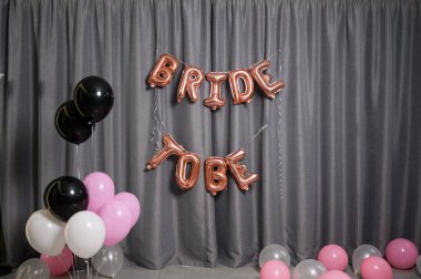 Bekarlığa veda partisi için dekorasyon.