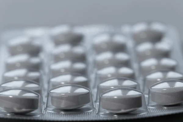 Schmerztabletten schließen — Stockfoto