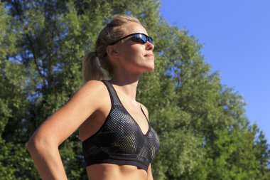 Çalışan bir kadın