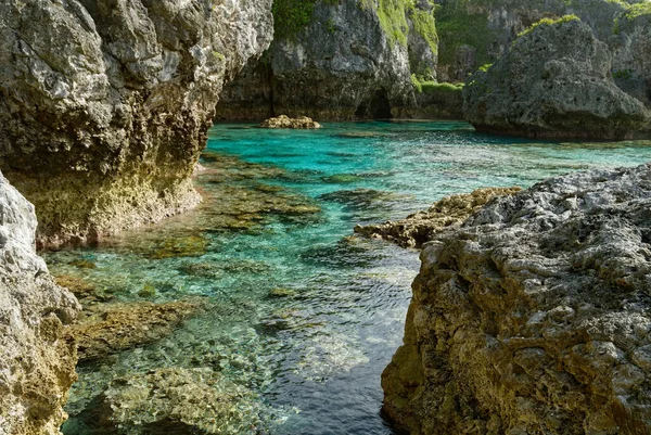 Das Einladende Klare Wasser Der Limu Pools Niue — Stockfoto