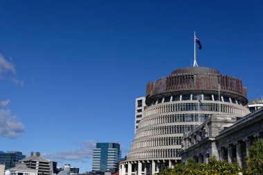 Yeni Zelanda 'nın başkenti Wellington, parlamento binalarına ev sahipliği yapıyor.