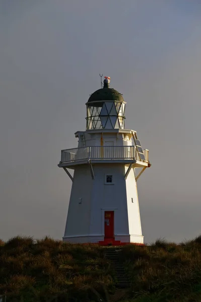 Waipapa Point Lighthouse Farol Localizado Waipapa Point Southland Nova Zelândia — Fotografia de Stock