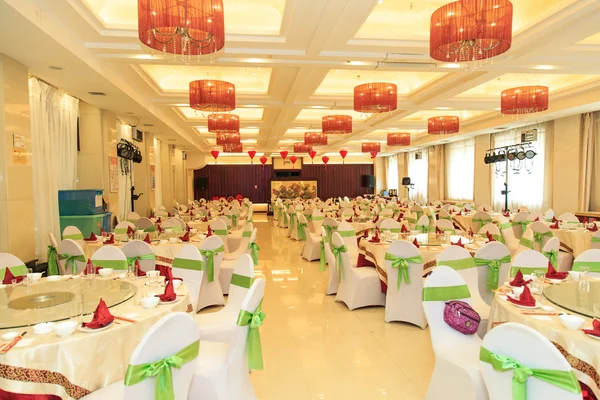 The banquet hall inside the hotel