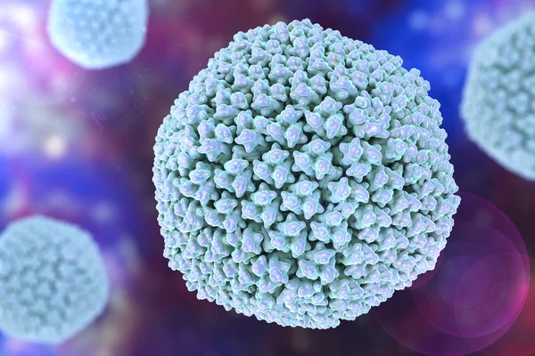 Adenovírus, um vírus que causa infecções respiratórias — Fotografia de Stock