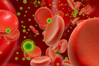 Zika viruses in blood