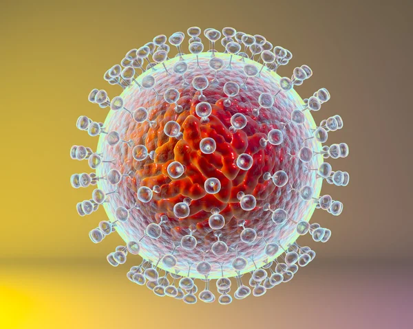 Illustratie van Zika-virus — Stockfoto