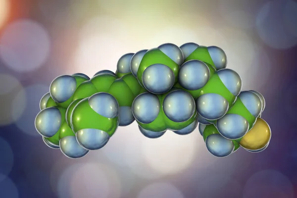 Calcidiol Molecule Also Called Calcifediol Major Circulating Metabolite Vitamin Produced — Stock Photo, Image