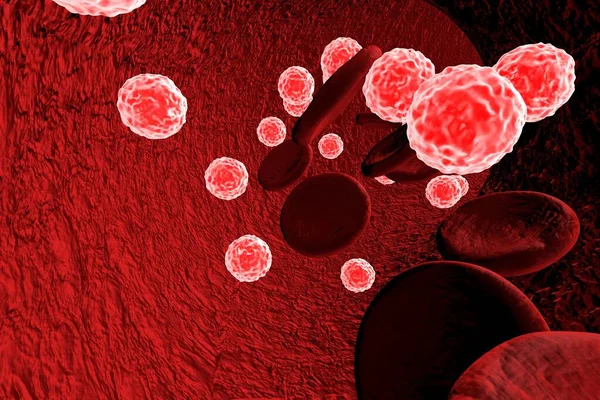 Virus Sangre Infección Viral Generalizada Ilustración — Foto de Stock