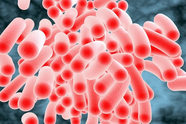 Digital illustration of bacteria — Stock Photo, Image