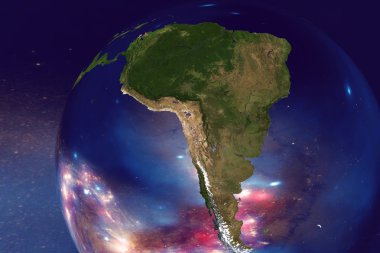Güney Amerika uzay