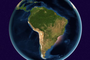 Güney Amerika uzay