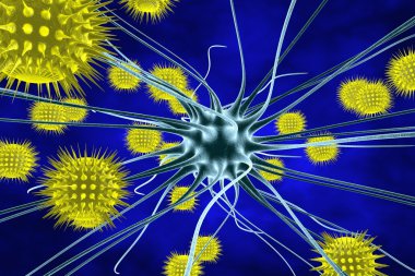 Neuron and viruses, viral encephalitis