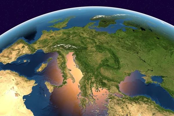 Western Europe from space