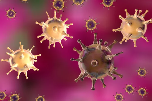 Вирус герпеса — стоковое фото