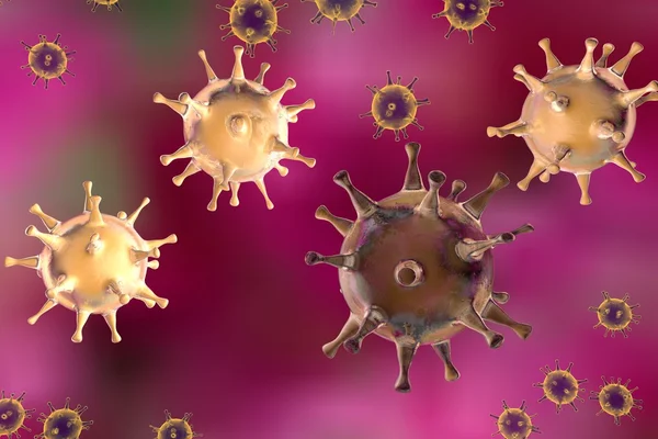 Virus del herpes — Foto de Stock