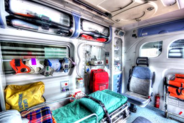 Ambulans içinde HDR