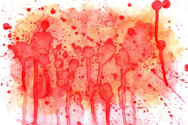 Red background watercolor. — Stock Photo, Image