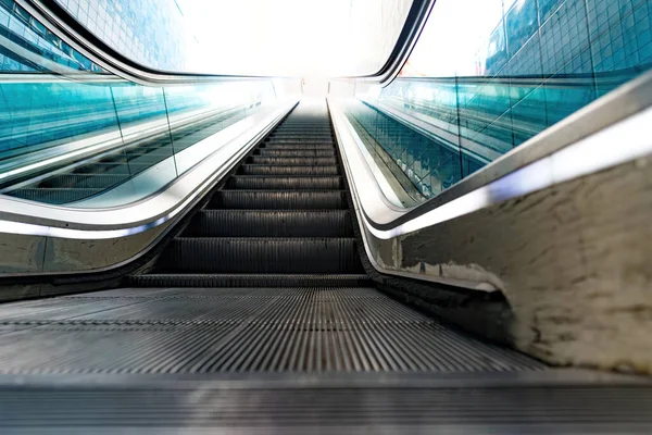 Close Escalator Subway Station Porto Portugal — Stock Photo, Image