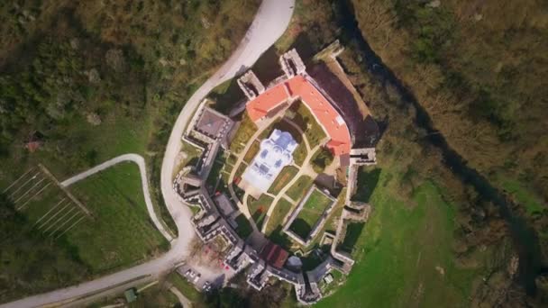Drohne Zeitraffer Über Dem Sava Tempel Und Dem Rest Von — Stockvideo