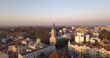 İnsansız hava aracı açısından Belgrad 'daki eski katedral