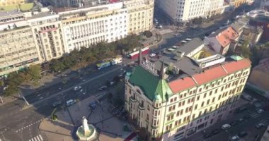 Stari mezunu havadan bakış, Belgrad şehir merkezi diski, Sırbistan