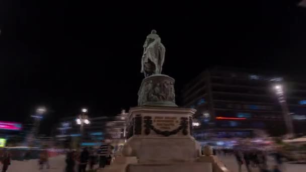 Círculo Hiper Lapso Los Monumentos Más Emblemáticos Belgrado Príncipe Miguel — Vídeos de Stock