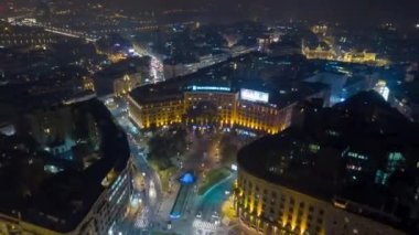 Belgrad şehir merkezine gece dronu hiperaktifleştirildi