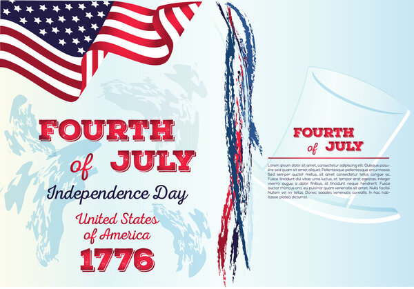 Happy Independence Day Poster, 4th of July.