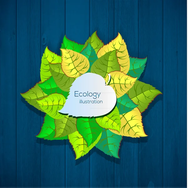 Abstract ecology background .Vector illustration — Stock Vector