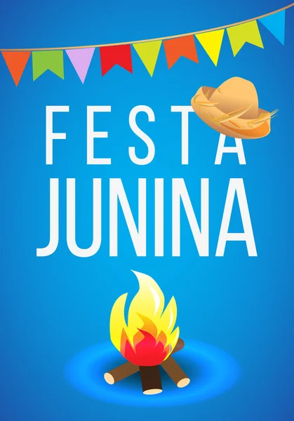 Festa Junina Brasil Topic Festival. Feriado folclórico . —  Vetores de Stock