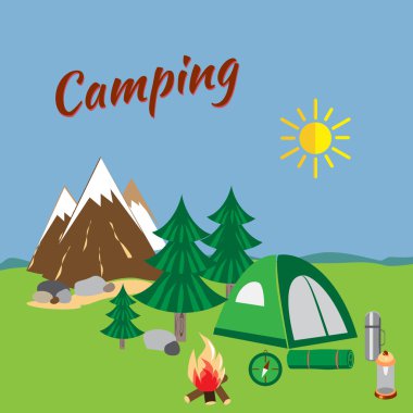 Turizmin vektör simgeleri.