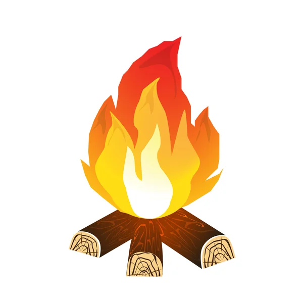 Fire vektor Illustration. — Stock vektor