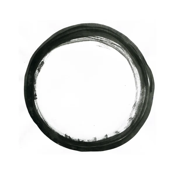 Linhas pretas em forma de círculo. Raster fundo para impressão de design . — Fotografia de Stock