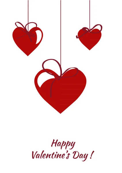 Happy valentines day card. vector.flyer background. — Stock Vector