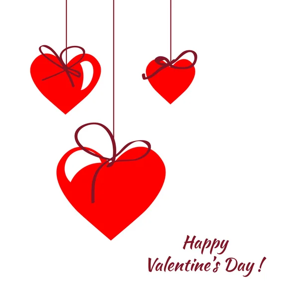 Happy valentines day card. vector.flyer background. — Stock Vector