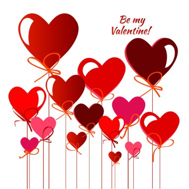 Mutlu Sevgililer günü card.vector.flyer arka plan.