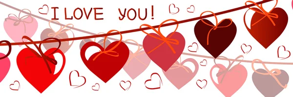 Happy valentines day card.vector.flyer tło z serca — Wektor stockowy