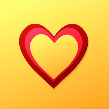 Mutlu Sevgililer günü card.vector Gösterim.