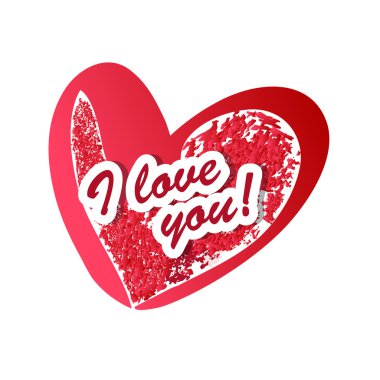 Mutlu Sevgililer günü card.vector.