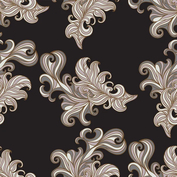 Nahtloses Muster aus ornamentaler Spitze — Stockvektor