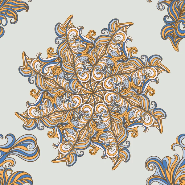Ornamental Lace Seamless Pattern — Stock Vector