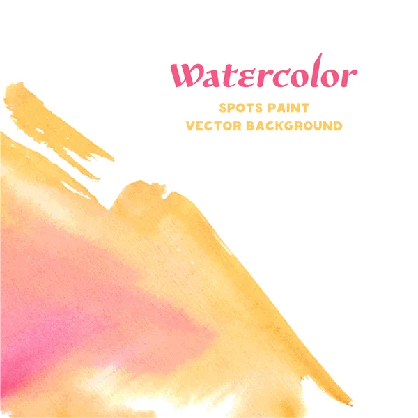 Watercolor red spot background. — Stok Vektör