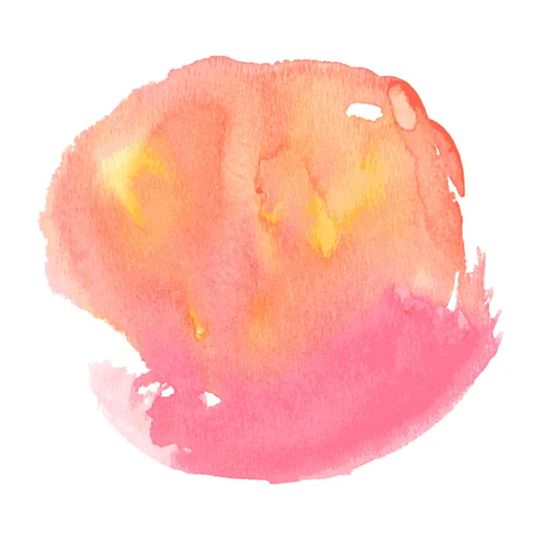 Watercolor red spot background. — ストックベクタ